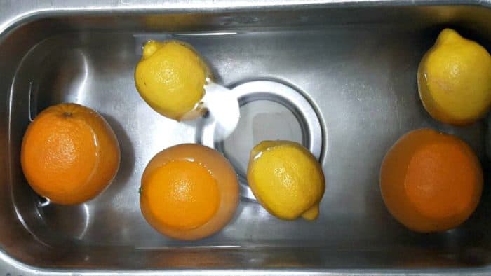 instant pot lemon cherry marmalade preparing the citrus