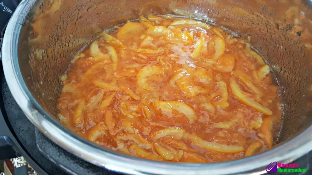 instant pot orange marmalade with sugar added