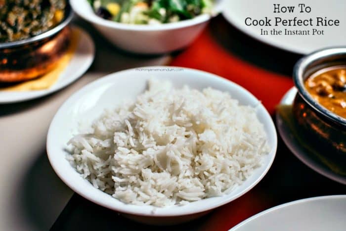 How to cook perfect white rice in the instant pot