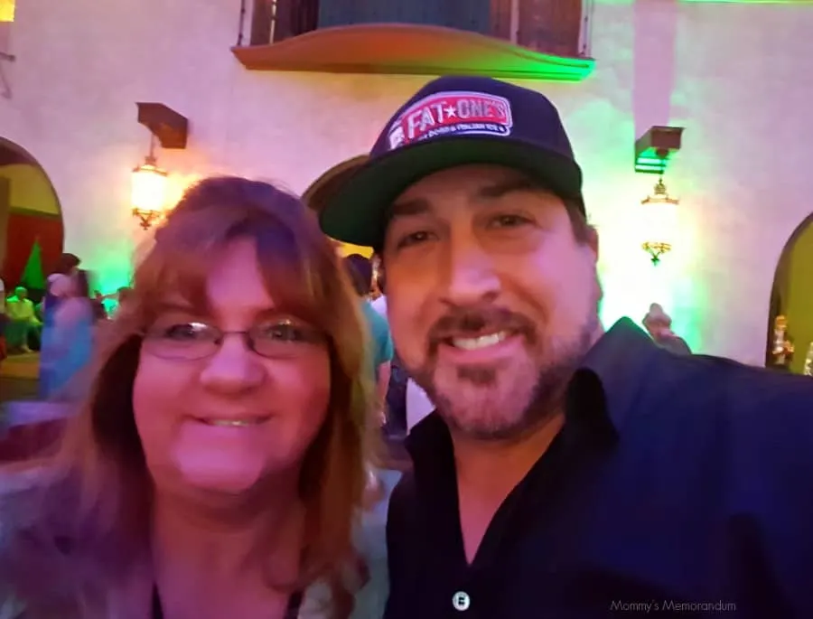 joey fatone at the pete's dragon premiere party