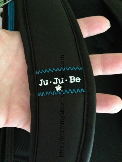 jujube padded strap on diaper bag