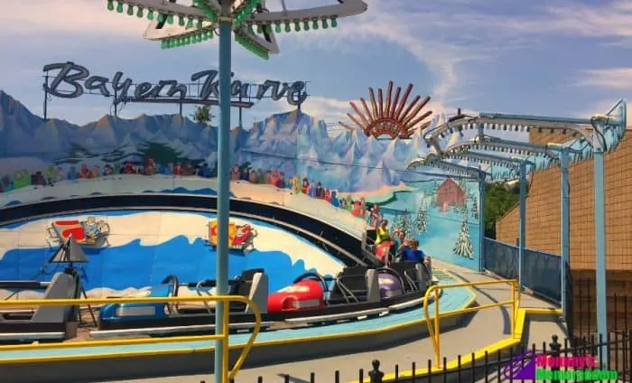 Bayern Kurve spinning ride at Kennywood amusement park