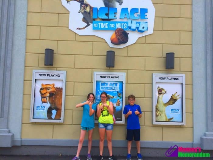 Ice Age themed ride at Kennywood amusement park