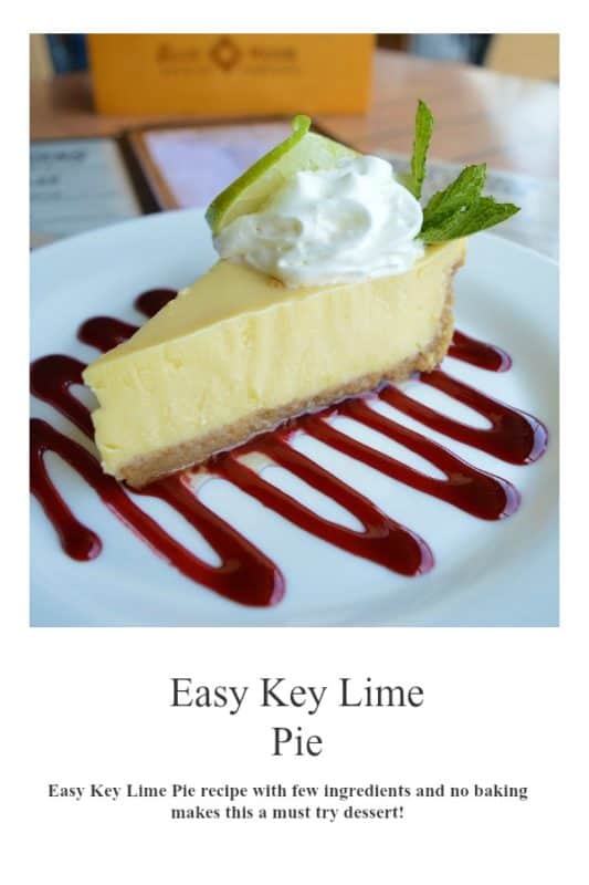 Easy Key Lime Pie recipe with few ingredients makes this a must try dessert!
