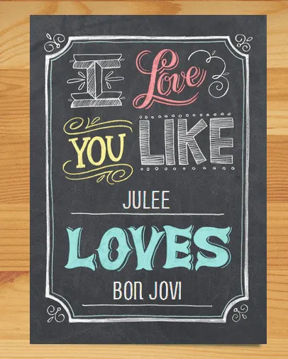 like julee loves bon jovi
