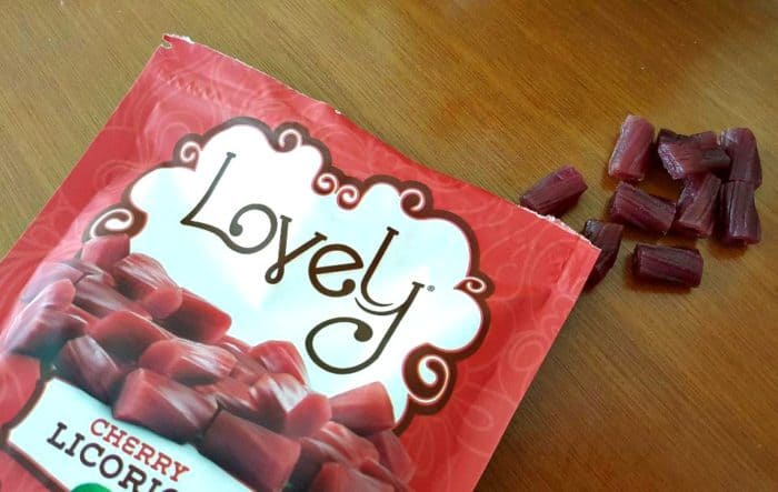 lovely candy company cherry licorice