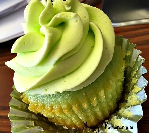 margarita cupcake with wrapper down