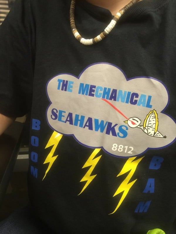 mechanical seahawks logo