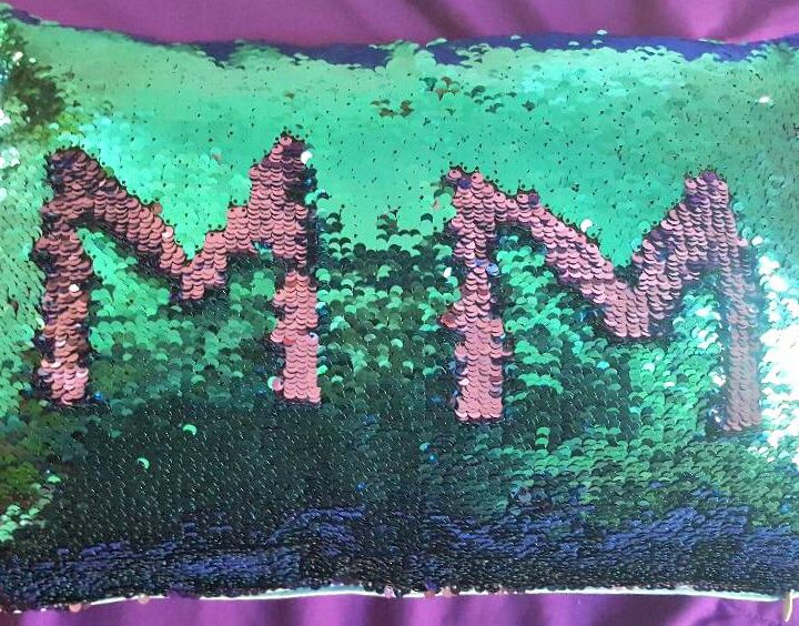 mermaid pillow from mermaid pillow with reversible sequins