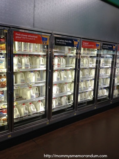 milk dairy aisle