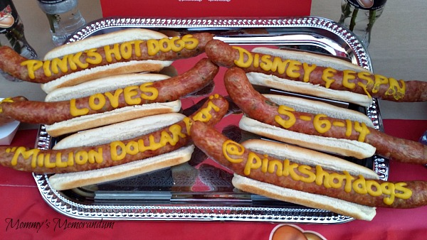 #milliondollararmevent pink's hot dogs