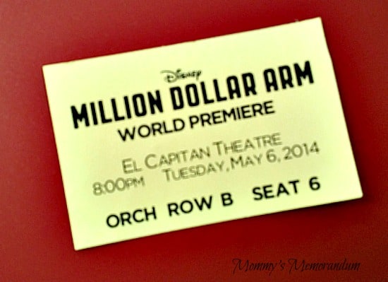 #milliondollararmevent premiere ticket