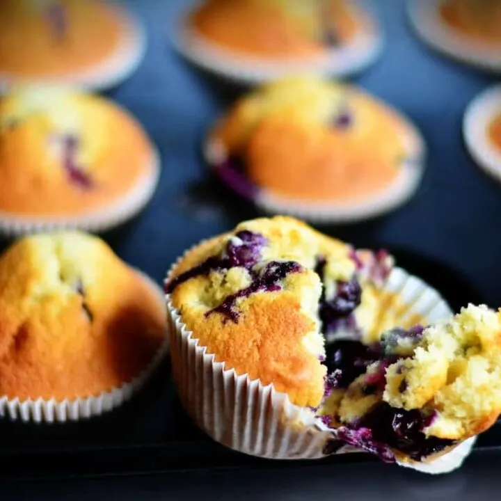 ridiculously easy blueberry muffins