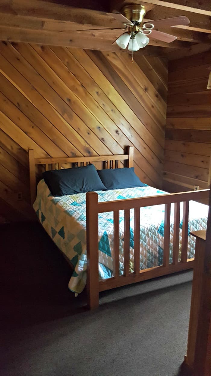 new river gorge cabins bedroom 1