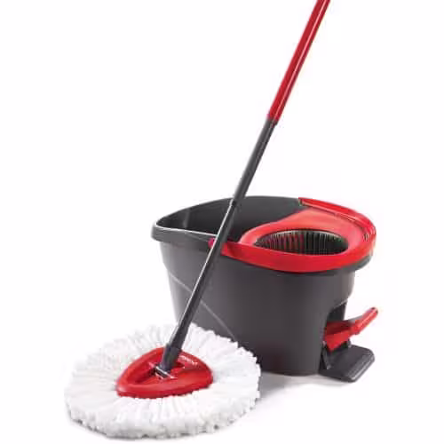 O-Cedar EasyWring Spin Mop and Bucket System for easy and effective floor cleaning