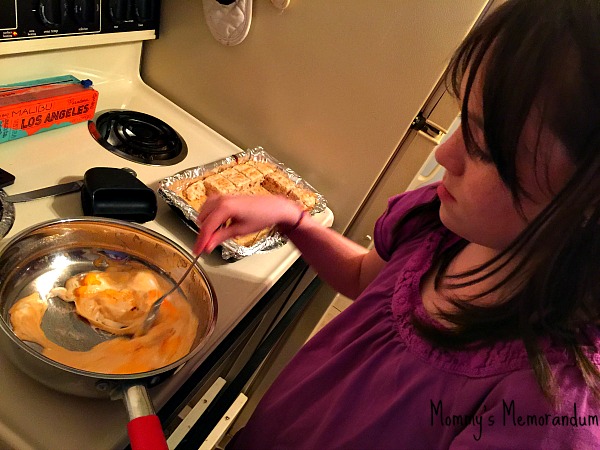 peeps melting on the stove