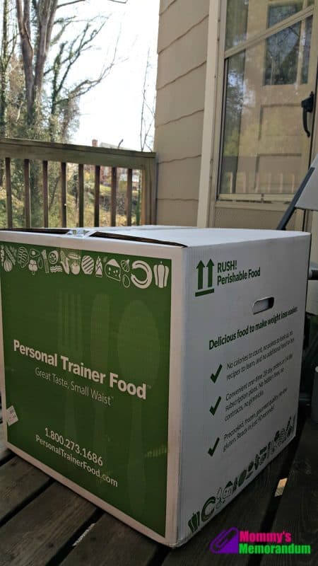 personal trainer food delivered to your door