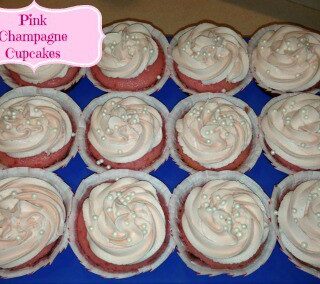pink champagne cupcakes recipe