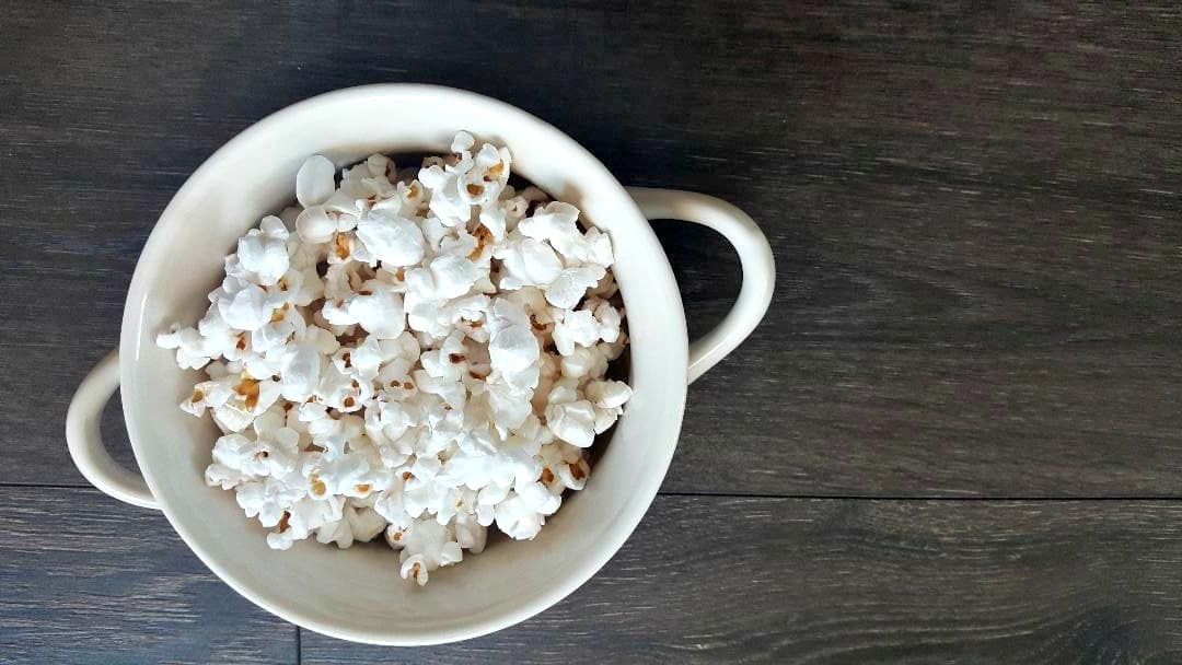 popcornopolis nearly naked popcorn in a bowl