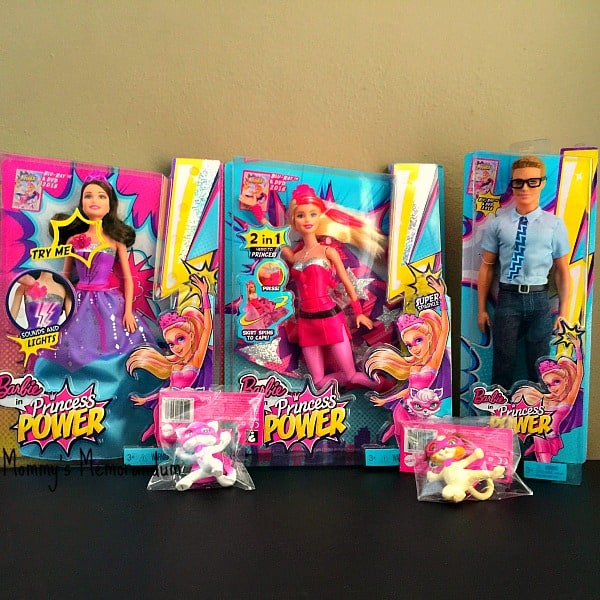 princess power barbie product line