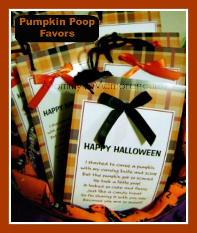 Pumpkin Poop Fall Favor • Mommy's Memorandum