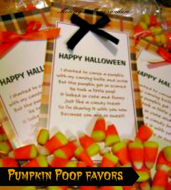 Pumpkin Poop Fall Favor • Mommy's Memorandum