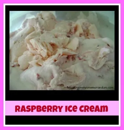 raspberry ice cream #recipe