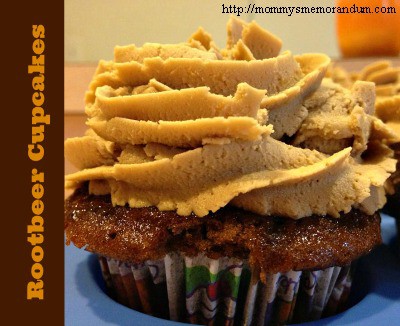 rootbeer cupcakes with root beer buttercream icing recipe, #recipe