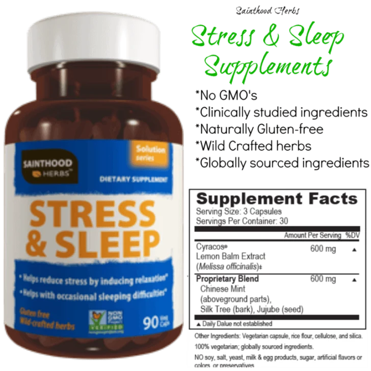 sainthood herbs stress and sleep supplements