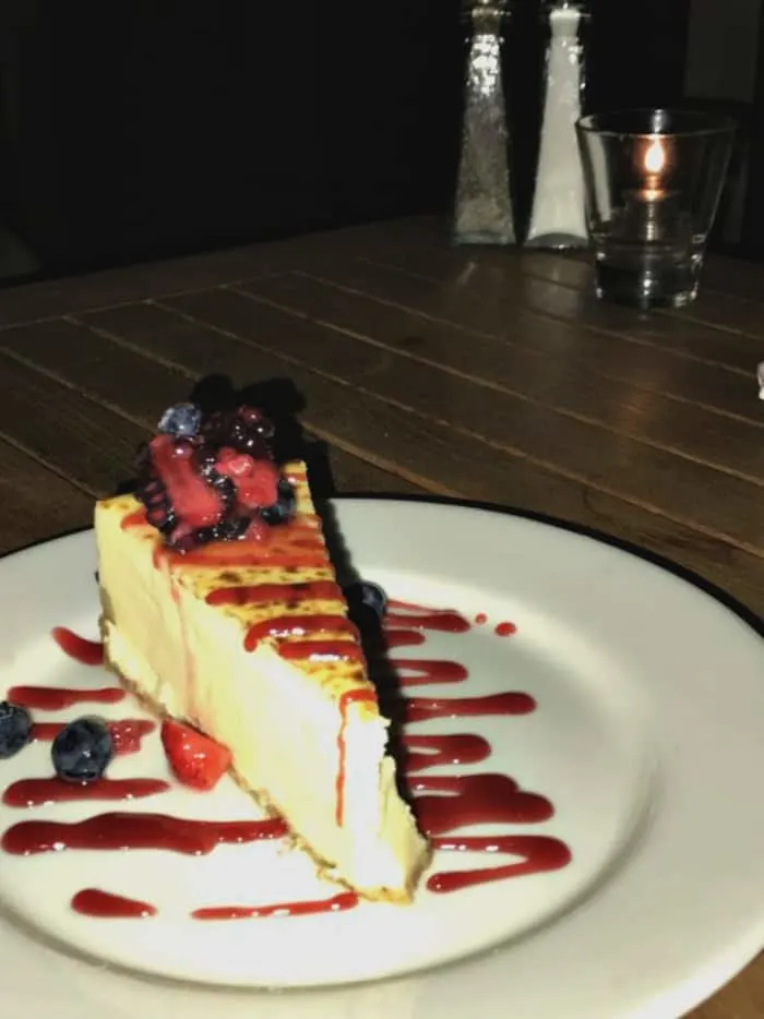 santa cruz dream inn cheesecake