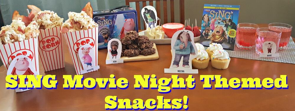 sing movie night snacks