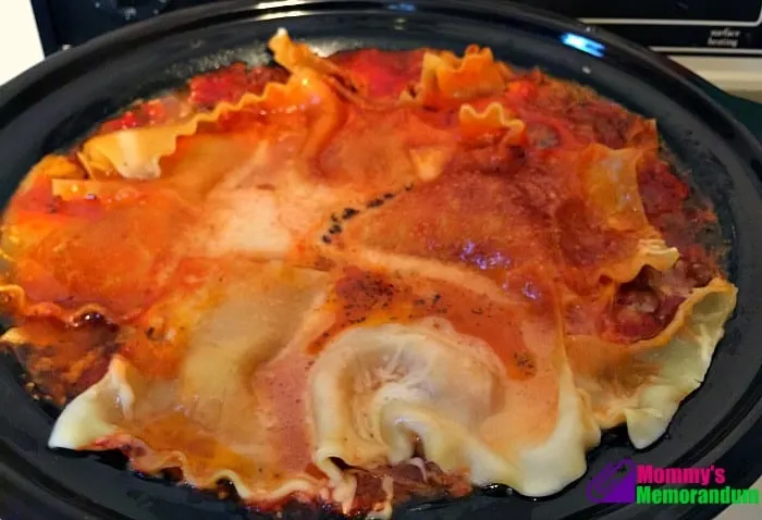 slow cooker lasagna delicious