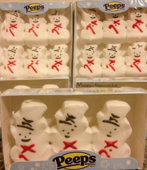 snowman PEEPS in 3 ct and 9ct