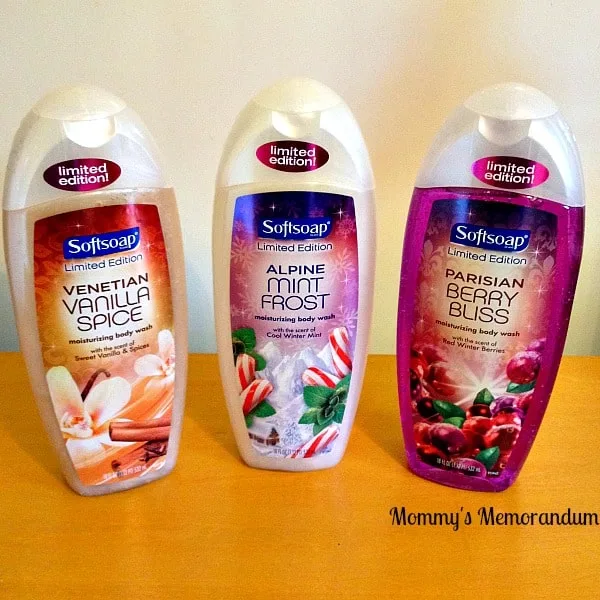 softsoap trio holiday scents