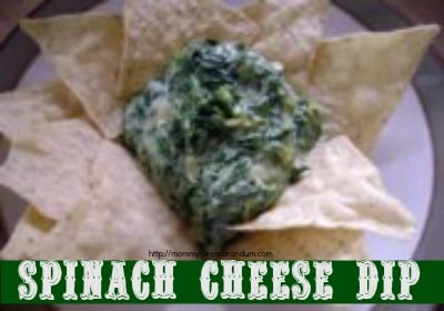 spinach cheese dip recipe