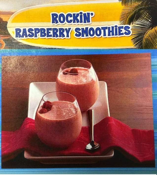 Teen Beach 2 rockin' raspberry smoothies