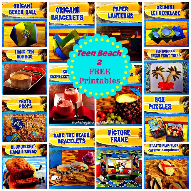 Teen Beach 2 FREE Printable Activities