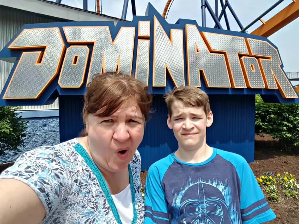 the dominator at King's Dominion. the dominator at King's Dominion.