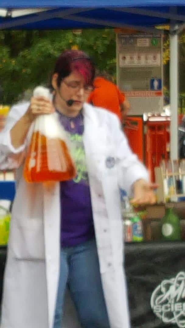 the mad scientist at the great pumpkin fest