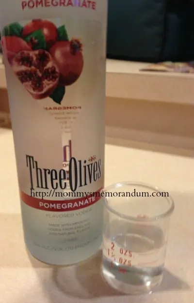 three olives pomegranate