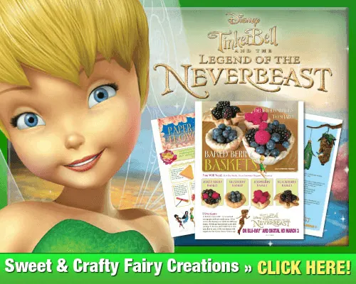 tinkerbell and the neverbeast activity sheets
