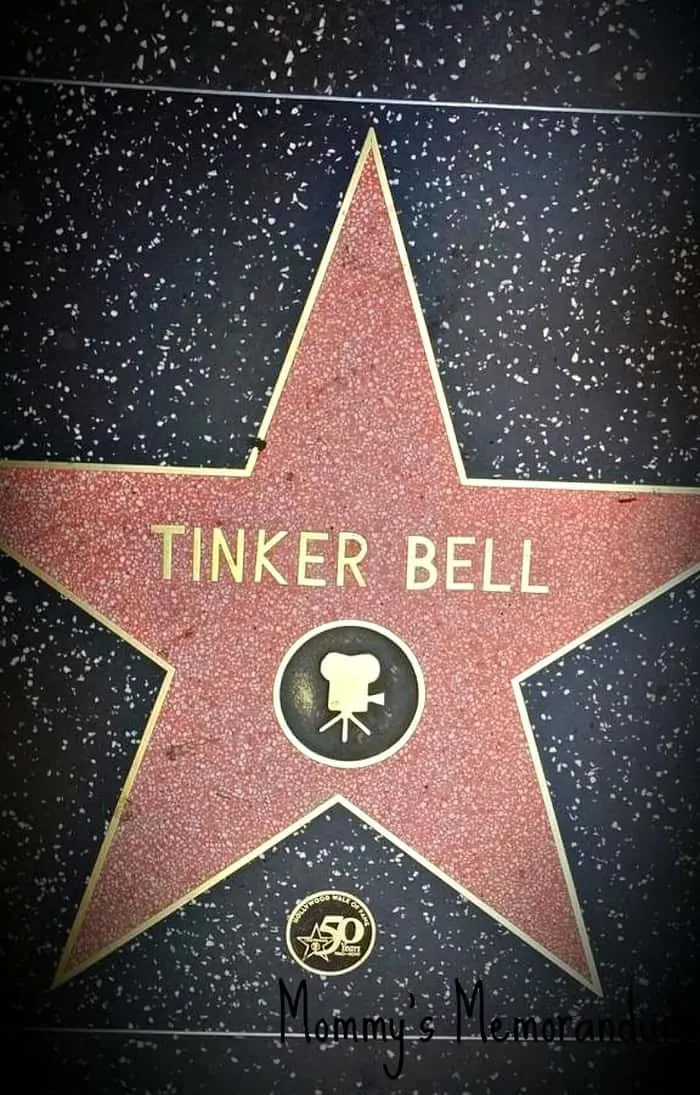 tinkerbell walk of fame
