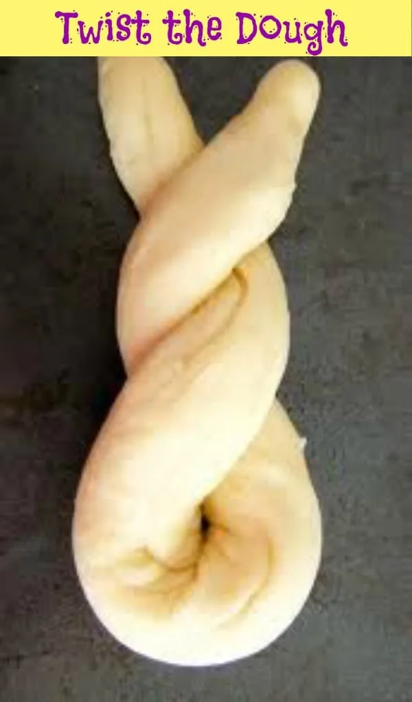 twist the dough bunny bread #recipe