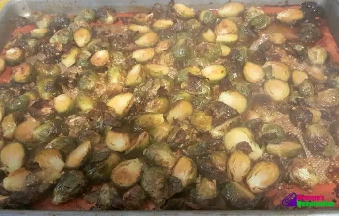 umami brussels sprouts recipe out of the oven