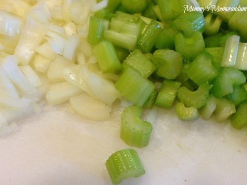 venison stew #recipe celery and onions