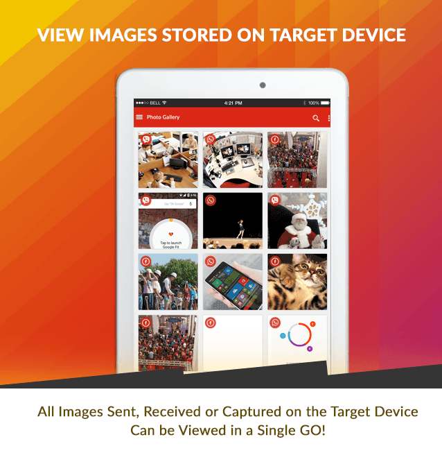 view stored on target device