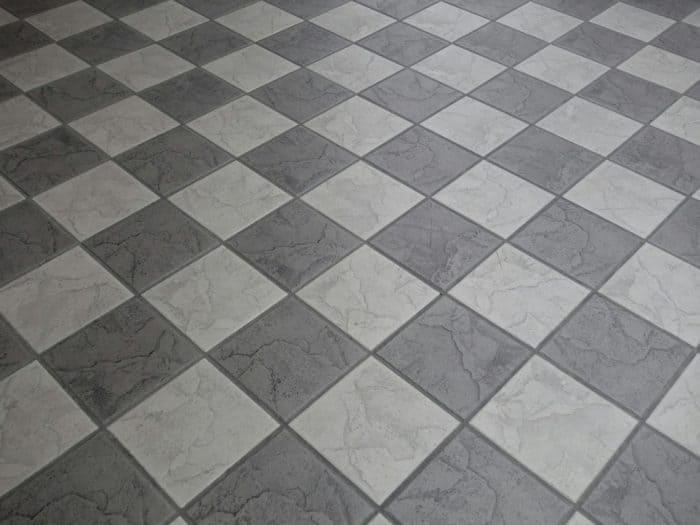 gray and light gray tile floors