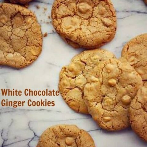 White Chocolate Ginger Cookies Recipe