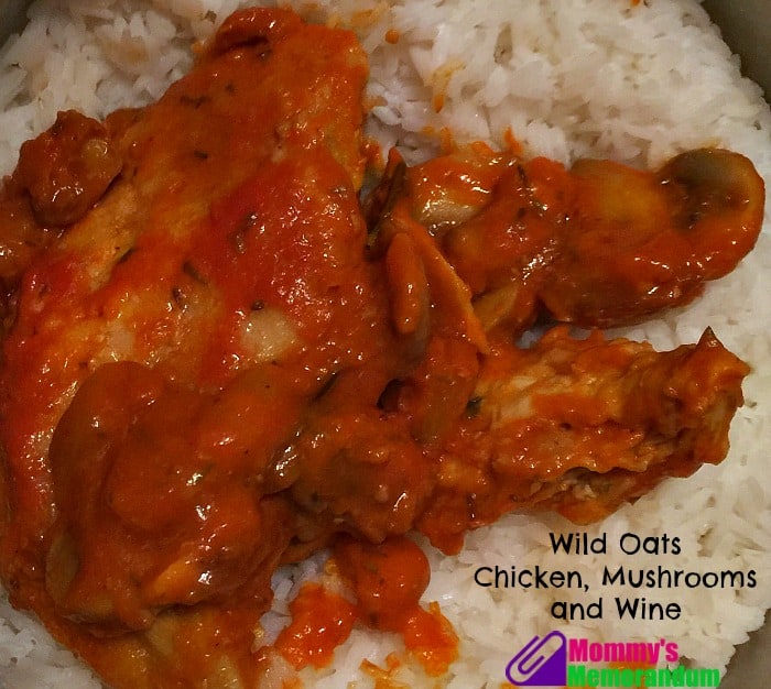 wild oats chicken, mushrooms and wine #recipe