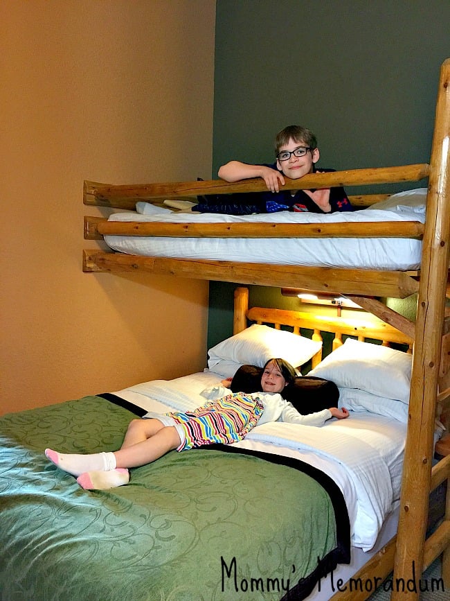 wilderness at the smokies bunk bed suite